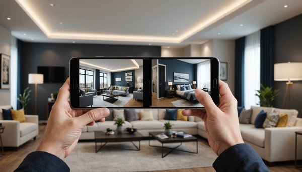 Révolutionnez votre présentation : l"impact de la réalité augmentée sur l"expérience client dans le secteur de la décoration intérieure.